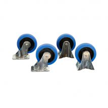 Wheels for roll containers